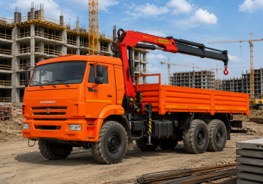 Все о продаже бортовых автомобилей КамАЗ с КМУ: современное решение для бизнеса