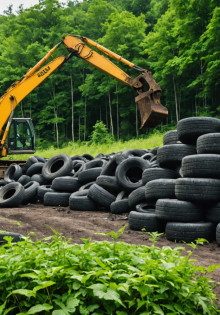 Экологичная утилизация шин и автомобильных отходов: прием, переработка и цены